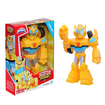 Transformers Playskool Heroes Rescue Bots Academy Mega Mighties Bumblebee Collectible 10" Robot Action Figure, Toys for Kids Ages 3 & Up (Amazon
