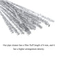 HAHIYO 12inches*6mm Silver 70PCs Pipe Cleaner Craft Chenille Stem Extra Long Chenille Cleaner Pipe Stem Stable&Soft Craft Supplies Set for Creative