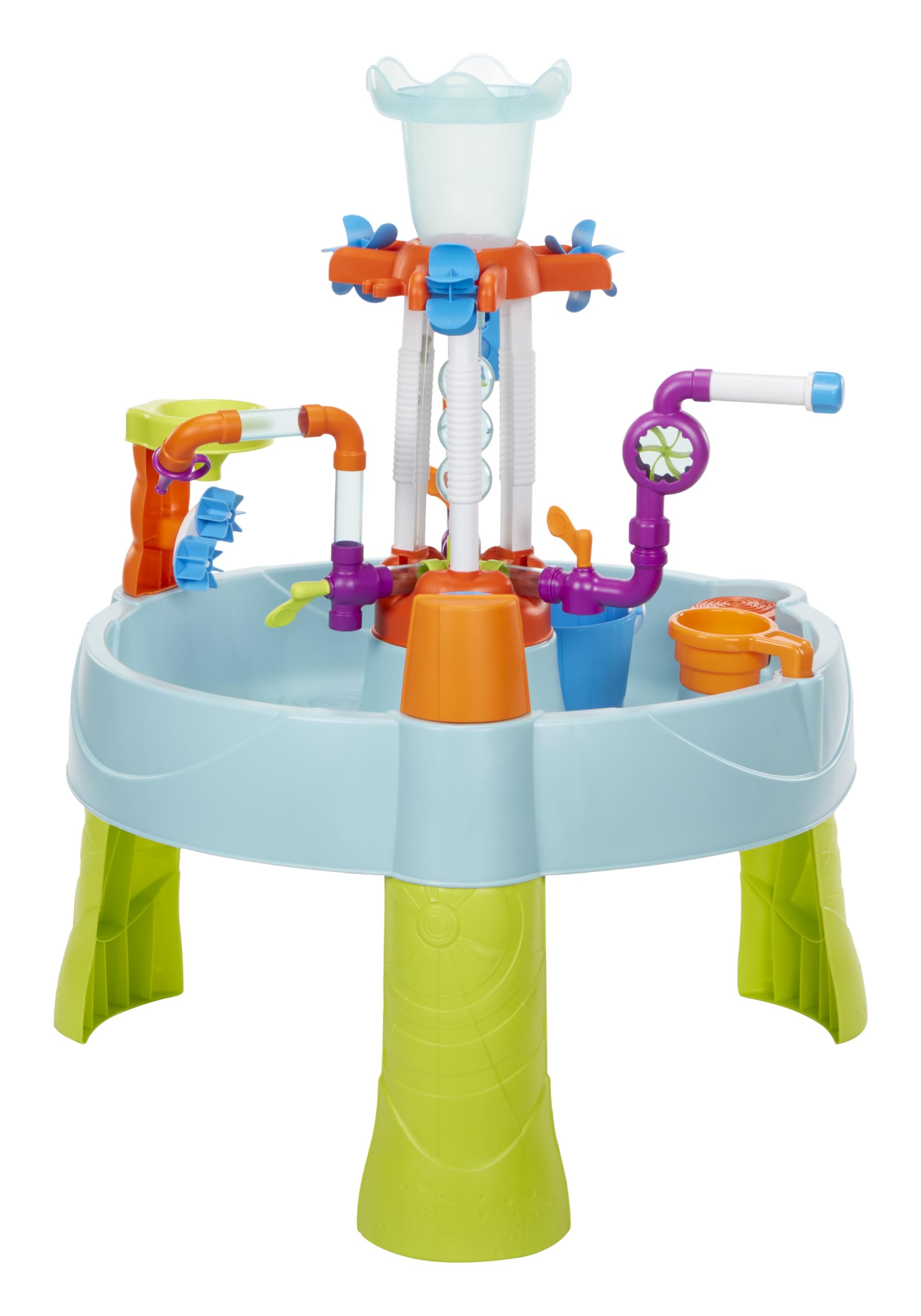 Little Tikes Flowin’ Fun Water Table - Kids’ Outdoor Water Playset with Interchangeable Pipes, Faucets, Tower & Accessories - Encourages Creativity