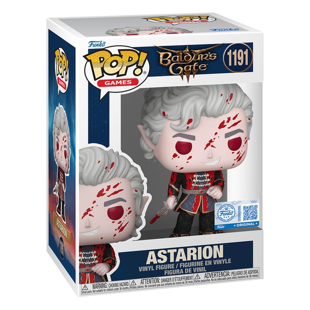 Funko Pop! Games Baldur's Gate Astarion Bloody Vinyl Figure #1191