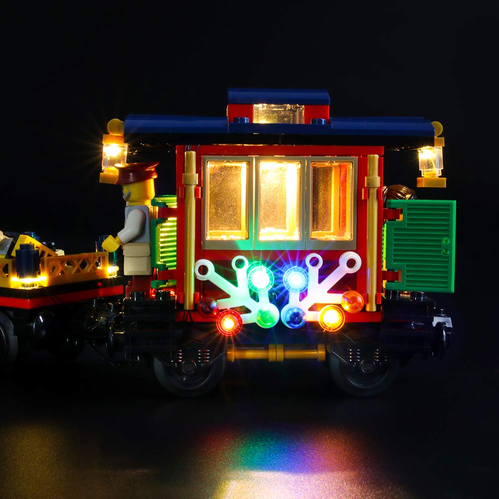 Lightailing Light Set for (Creator Expert Winter Holiday Train) Building Blocks Model - Led Light kit Compatible with Lego 10254(NOT Included