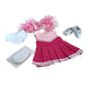 18 Inch Doll Clothes- Pink Cheerleader Outfit Fits 18 Inch Fashion Girl Dolls