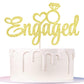 Auteby Engaged Cake Topper - Engagement Wedding Party Decorations