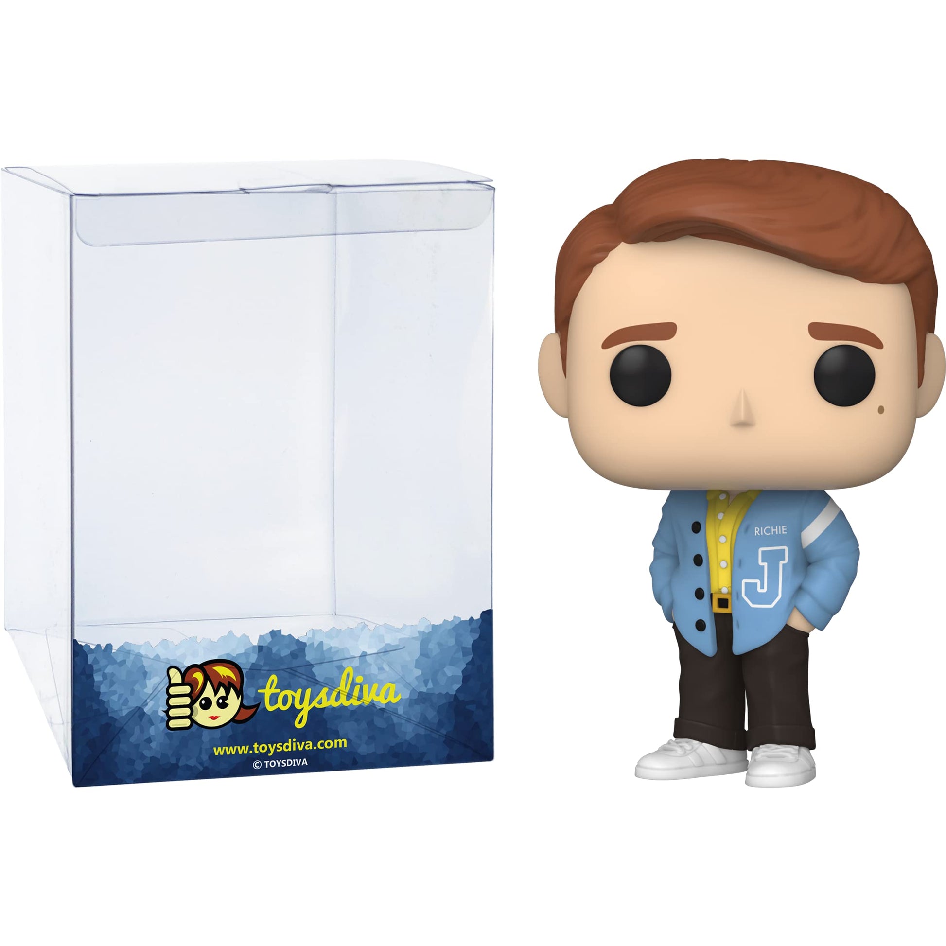 Funko Richie: P o p ! TV Vinyl Figurine Bundle with 1 Compatible 'ToysDiva' Graphic Protector (1125-41055 - B)