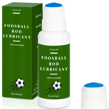 100% Pure Silicone Foosball Rod Lubricant for Sports Arcade Soccer Game Accessories, Foosball Rod Lubricant with Dauber Top Applicator, Easy-to-use