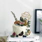 Gold Cake Topper Acrylic Happy Birthday Cake Decoration Supplies (5 Pieces)