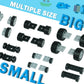 MALEKO Wheels and Axles Sets, 224pcs Car Parts and Pieces Tires Accessories Building, Construction Bulk Bricks