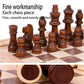 Hellpnoom Wooden Chess Pieces, Tournament Staunton Wood Chessmen Pieces Only, 3 Inch King Figures Chess Game Pawns Figurine Pieces, Replacement