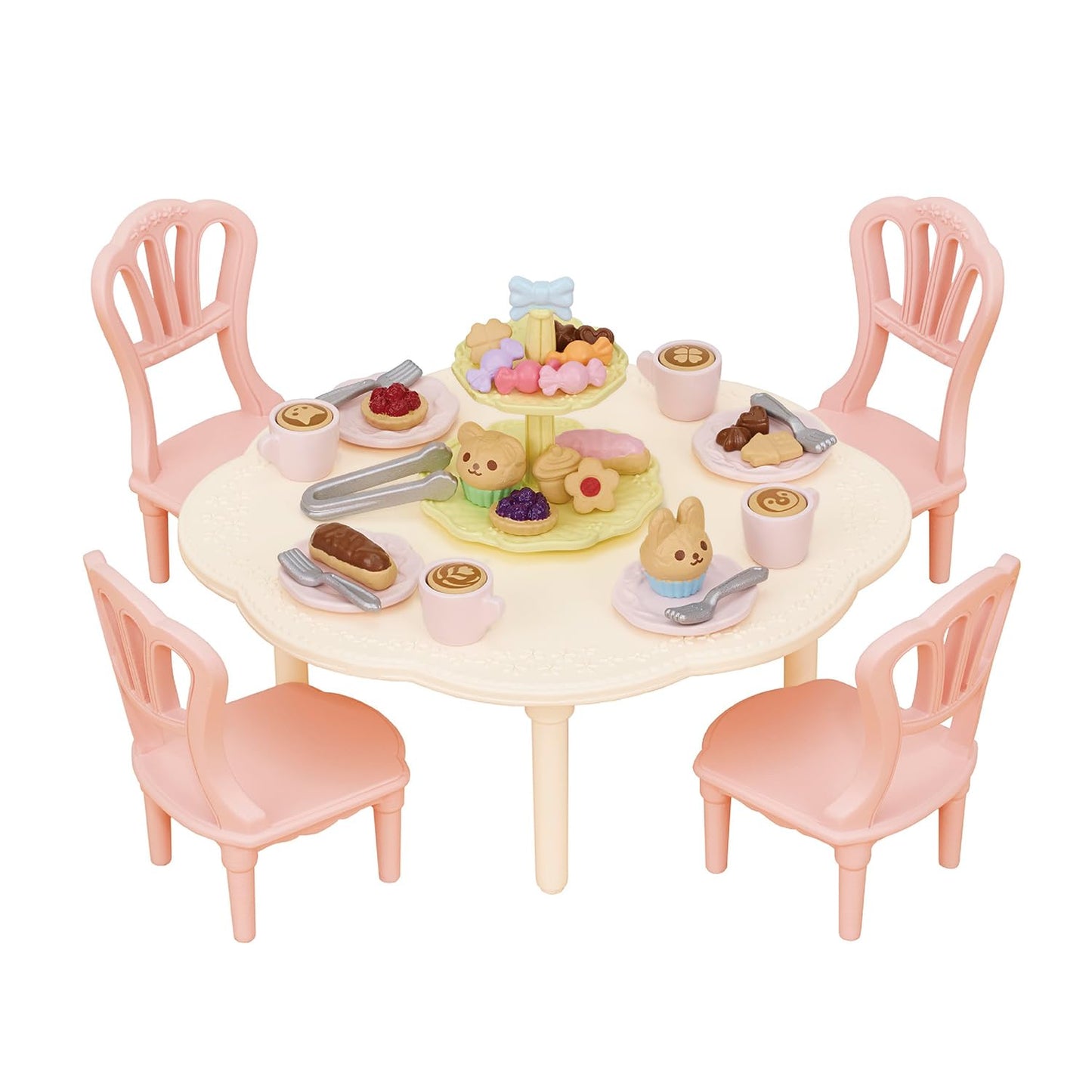 Calico Critters - Sweets Party Set - Dollhouse Furniture & Accessories - Kids Pretend Play Toy, Miniature Dollhouse Food & Accessories Set, Ages 3+