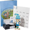 GOTG Kids Travel Pack - Gavin Gnome + Children’s Book + Flags & Stickers + Display Case | Fun Travel Gifts & Kids Travel Essentials | Cute Gnome Gifts
