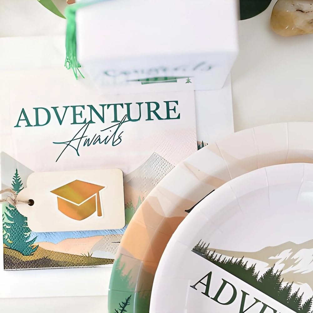Graduation Mortarboard Sticker Roll - 100 Pieces