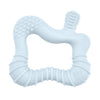 Green Sprouts Silicone Molar Teether, 12mo+, Platinum-Cured Silicone, Sterilizer Safe, Tested for Hormones - Light Blueberry