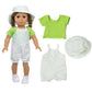 XFEYUE American 18 Inch Doll Clothes and Accessories 5 Sets Doll Clothes Dress Outfits + 2 Random Style Shoes