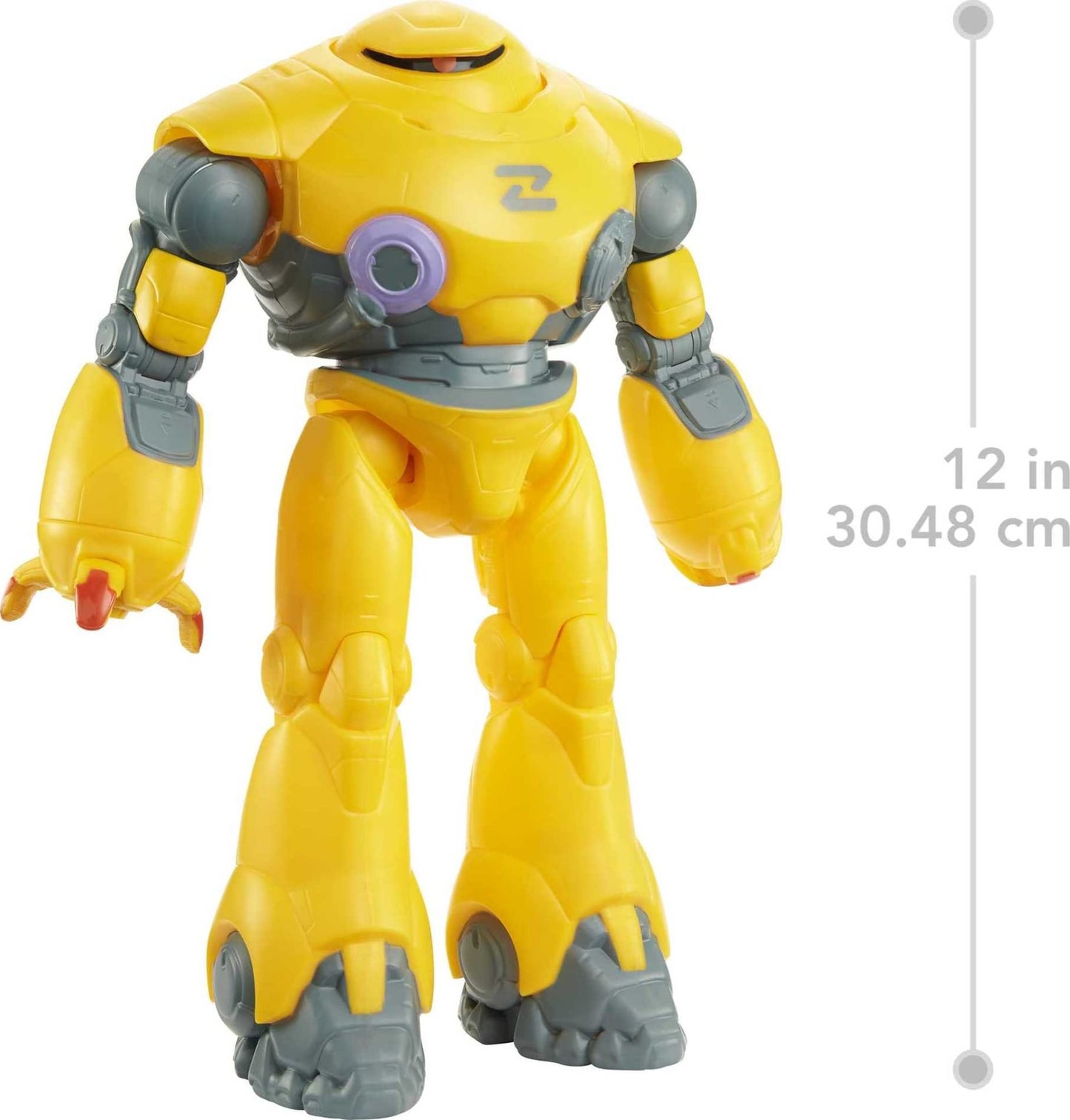 Mattel Disney and Pixar Lightyear 12-in Scale Action Figure, Zyclops Robot with 11 Movable Joints, Movie Collectible
