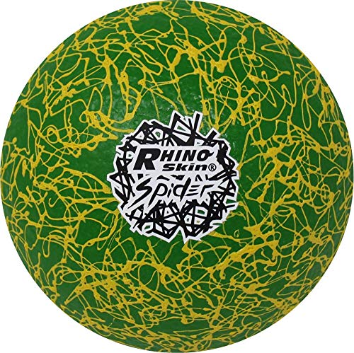 Champion Sports Premium Rhino Skin Extreme Color Dodgeballs - Glow in the Dark, Color-Changing, and Spider Grip - Low Bounce Dodgeballs