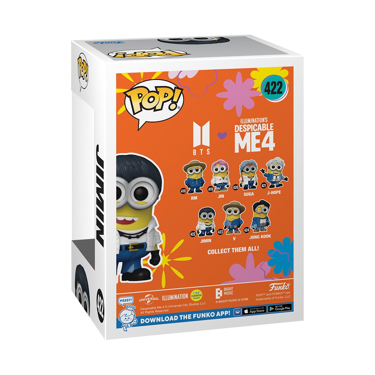 Funko POP! Rocks: Minions X BTS - Jimin - BTS + Minions - Collectable Vinyl Figure - Gift Idea - Official Merchandise - for Kids & Adults - Movies