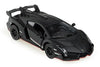 KiNSMART Lamborghini Veneno 1:36 Scale 5 Inch Die Cast Metal Model Toy Super Car (Black (Matt))