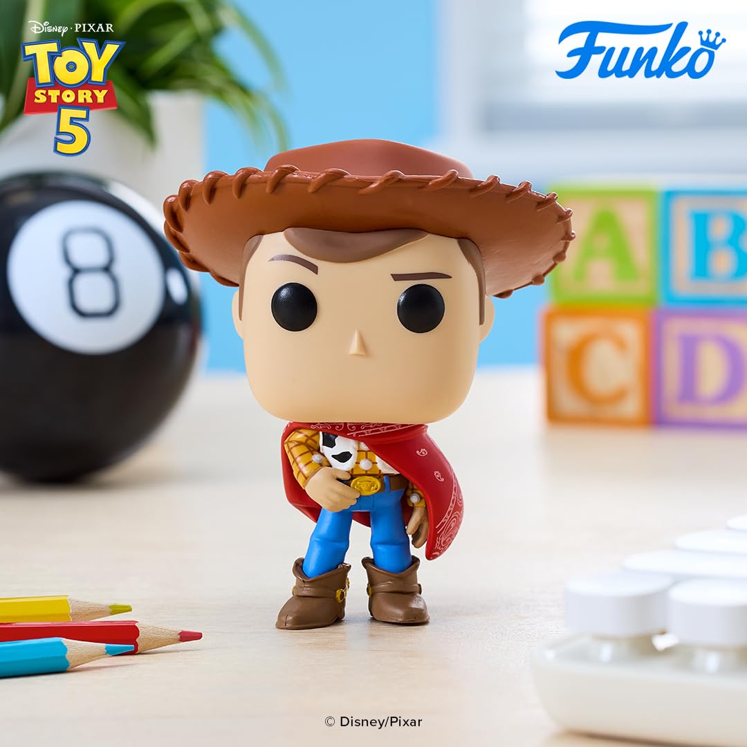 Funko Pop! Disney: Toy Story 5 - Woody - Collectable Vinyl Figure - Gift Idea - Official Merchandise - Toys for Kids & Adults - Disney Fans - Model