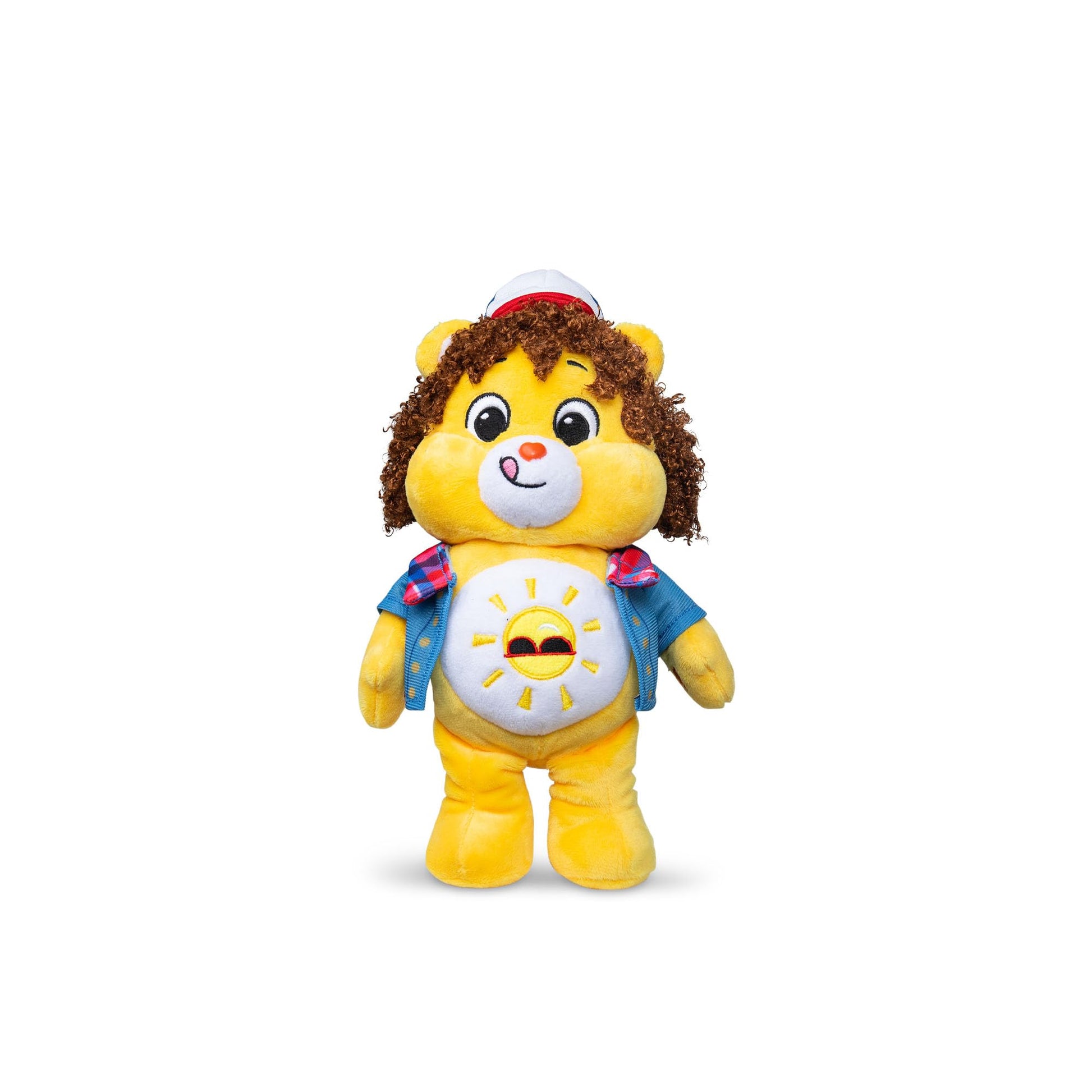 Care Bears x Stranger Things Fun Size Plush - Funshine Bear as Dustin