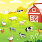 RUSON 12 Pcs Farm Animals Figures Toys, Realistic Mini Farm Barn Animal Figurines Cake Topper Toy Set Christmas Birthday Easter Egg Gift Party