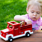 Jack Rabbit Magnetic Wooden Fire Truck - with Figures - Ages 3+