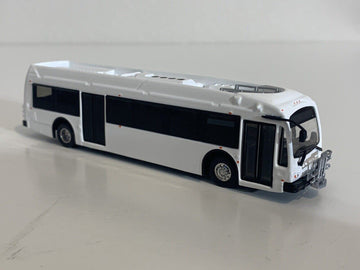 Iconic Replicas Proterra Catalyst ZX5 Diecast Bus Blank/White Transit Bus & Ready for Your own customizations! 1:87-HO Scale New in The Box