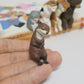 Newbee4 Miniature All 5 Types Adorable Sleeping Animal Figures - Hamster, Otter, Calico Cat, Shiba Inu and Bear sit Close and Sleep Together,Capsule
