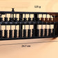Abcsea 1 Piece Abacus 13 Digits, Chinese Vintage, Wooden, for Arithmetic Mathematic Education, black