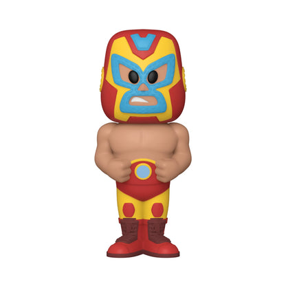 Funko POP! Soda Marvel Luchadores El Heroe Invicto (Iron Man) 4.25" Vinyl Figure in a Can