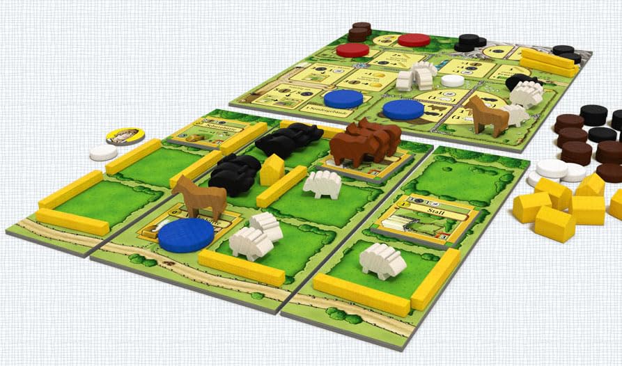 Agricola All Creatures Big and Small The Big Box | Farming Game | Strategy Game for Adults and Kids | Family Board Game | Ages 10+ | 2 Players |