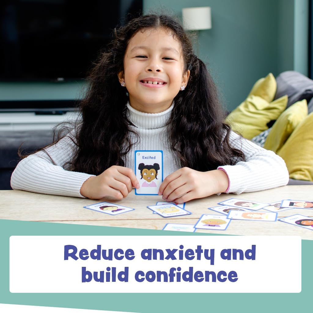 My Feelings and Emotions Girls 12 PECS Flashcards for Visual aid Special Ed, Speech Delay Non Verbal Children and Adults with Autism, Special Needs