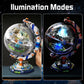 Space Station Globe Building Set for Adults- 1793 Pcs Globe Display Model with Illumination Modes 360° Rotatable LED Educational Stem Toys Graduation