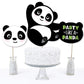 Big Dot of Happiness Party Like a Panda Bear - Baby Shower, Birthday Party Centerpiece Sticks - Table Toppers - Set of 15