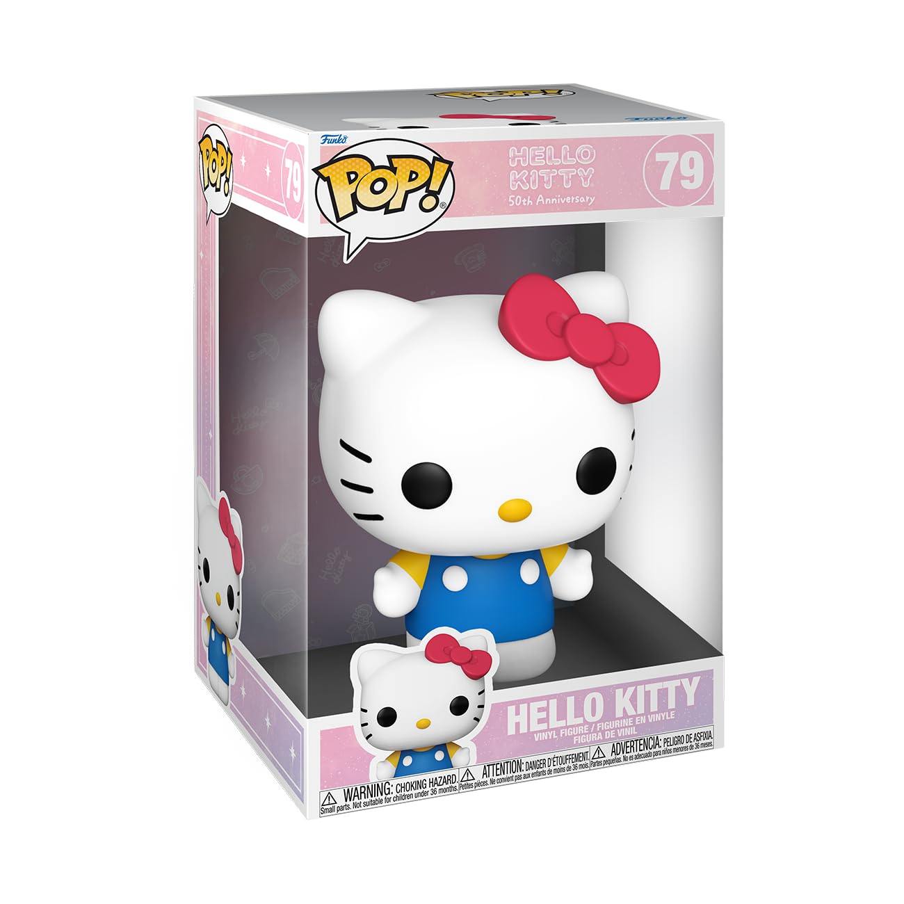 Funko POP! Jumbo: Hello Kitty 50th - Hello Kitty - Collectable Vinyl Figure - Gift Idea - Official Merchandise - for Kids & Adults - Anime Fans -