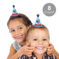 Big Dot of Happiness Taking Flight - Airplane - Mini Cone Vintage Plane Baby Shower or Birthday Party Hats - Small Little Party Hats - Set of 8