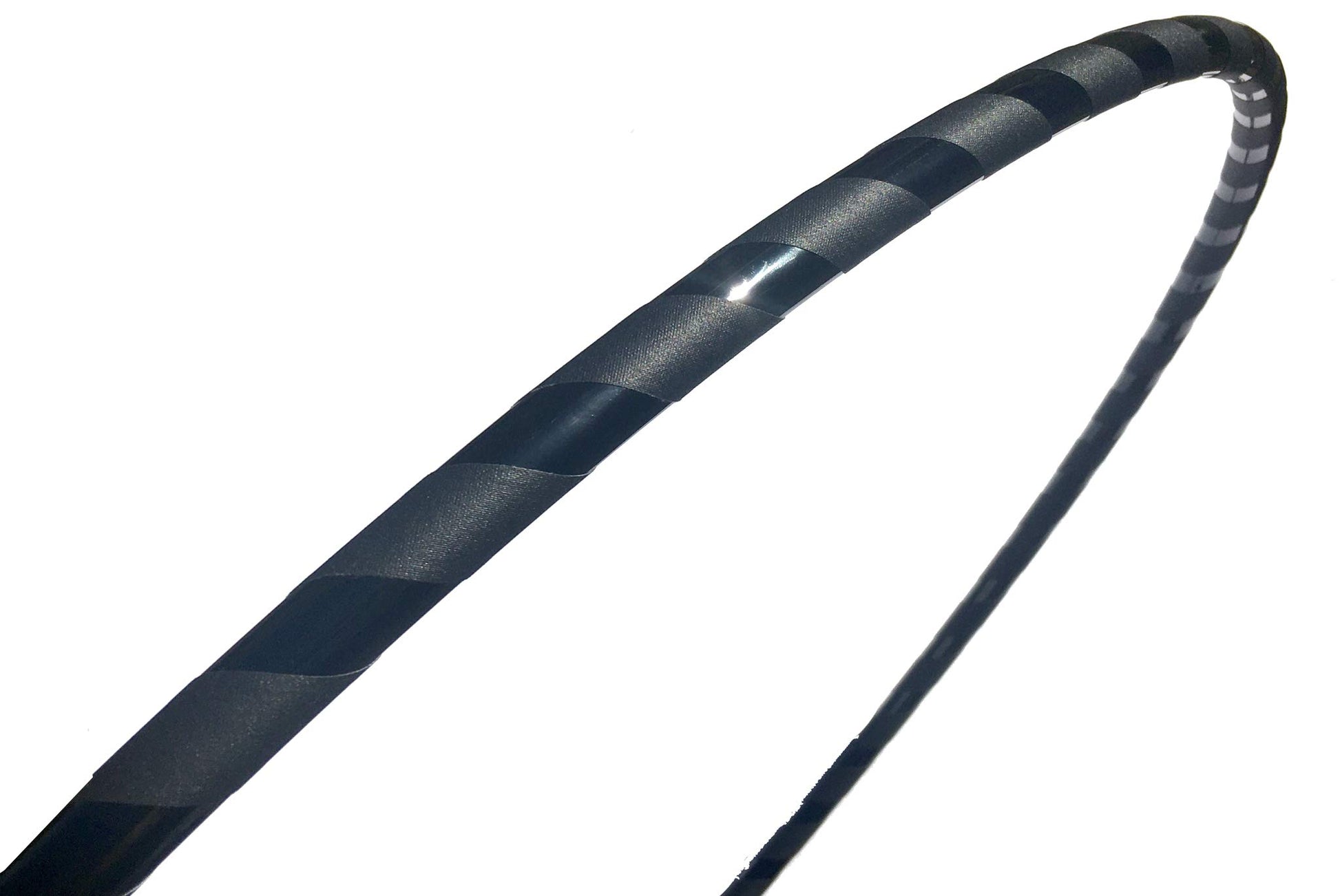 SpinMajik Kid's Hula Hoop Handmade for Fitness, Dance and Fun! Choose Your Tape Color and Child's Size (Black, Small (28"))