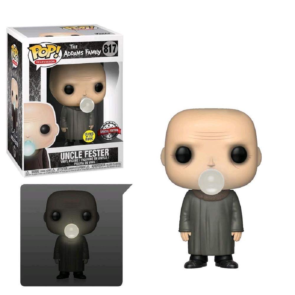 Funko Pop! TV: The Addams Family - Uncle Fester with Light Bulb (Exclusive)