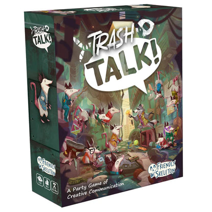 Friendly Skeleton Trash Talk The Board Game: Communicate Using Trash!