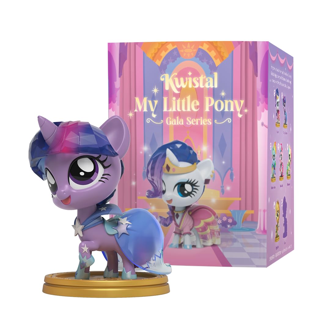 Mighty Jaxx Kwistal Fwenz My Little Pony Series 3 (Gala Edition) | Blind Box Collectible Figurines | One Pack - Contains One Random Figure