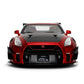 Jada Pink Slips Nissan GT-R R35-1:18 Scale Diecast Model with Opening Doors and Working Steering - for Collectors and Enthusiasts 14+