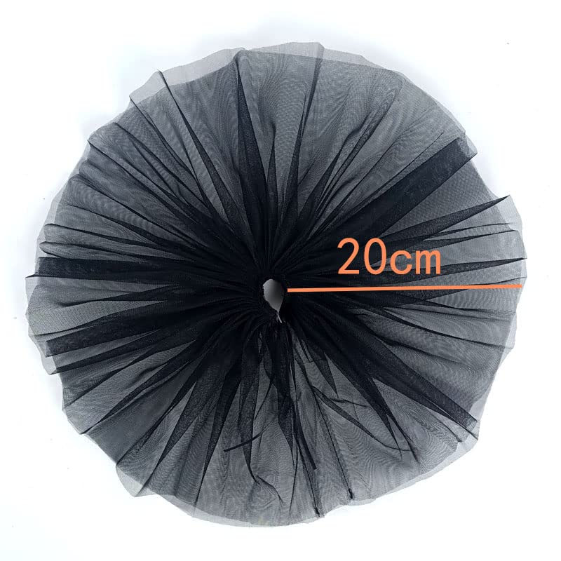 2pcs/lot Fashion Petticoat for 11.5" 1/6 Doll Slip Wedding Dress Underskirt Clothes Outfits 1/6 BJD Dollhouse Accessories (2pcs Black Slip)