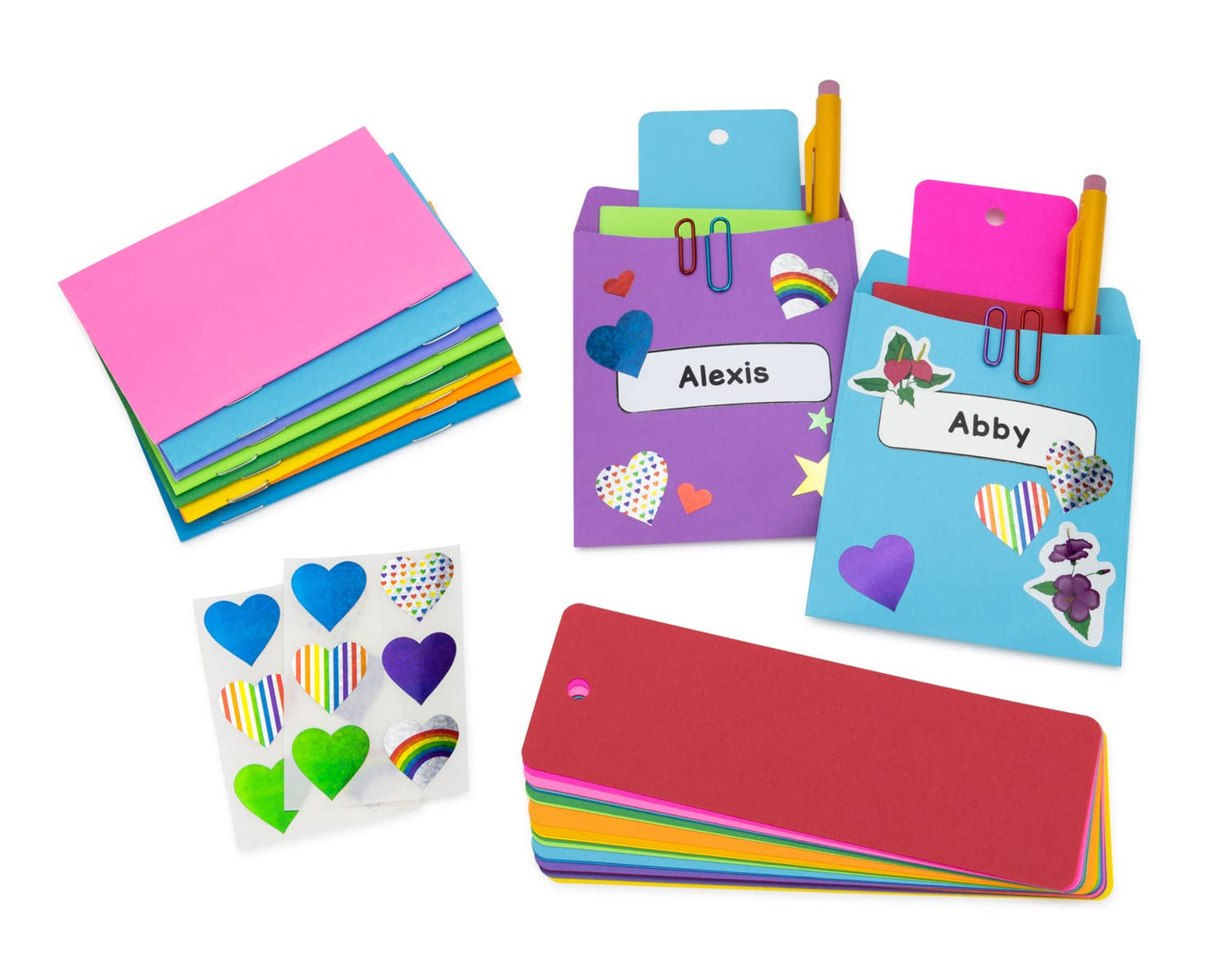 Hygloss Products, Inc Holographic Heart Stickers, 36 Sheets
