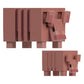 Mattel Minecraft Core Action Figure Set 3.25-inch Scale Mob Vote Winner Armadillo and Baby Armadillo