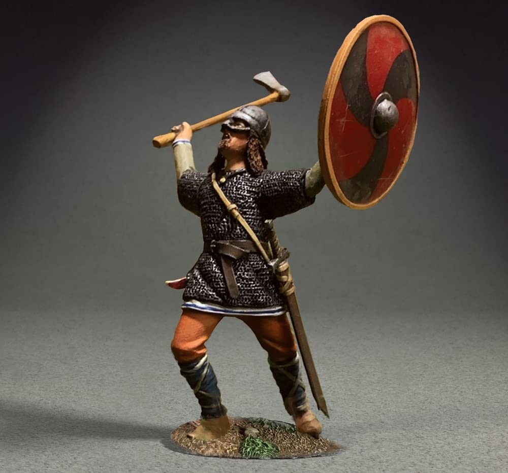 W. Britain Wrath of The Northmen 62146 Viking Warrior Vali war cry 1:30 Scale Metal