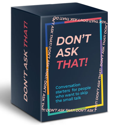 da Vinci's Room Don't Ask that - 150 Fun Conversation Cards for Couples, Families, Adults and Mature Teens that Skip The Icebreakers | Conversation