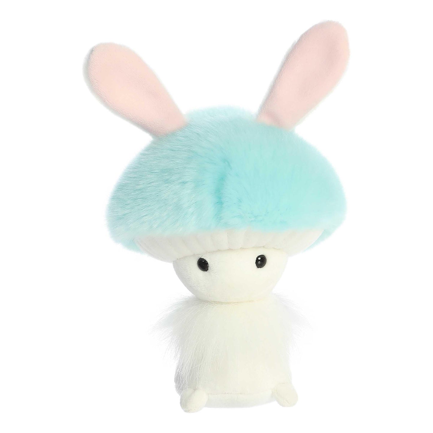 Aurora® Vibrant Spring Fungi Friends™ Stuffed Animal - Decorative Companion - Endless Fun - Blue 6 Inches