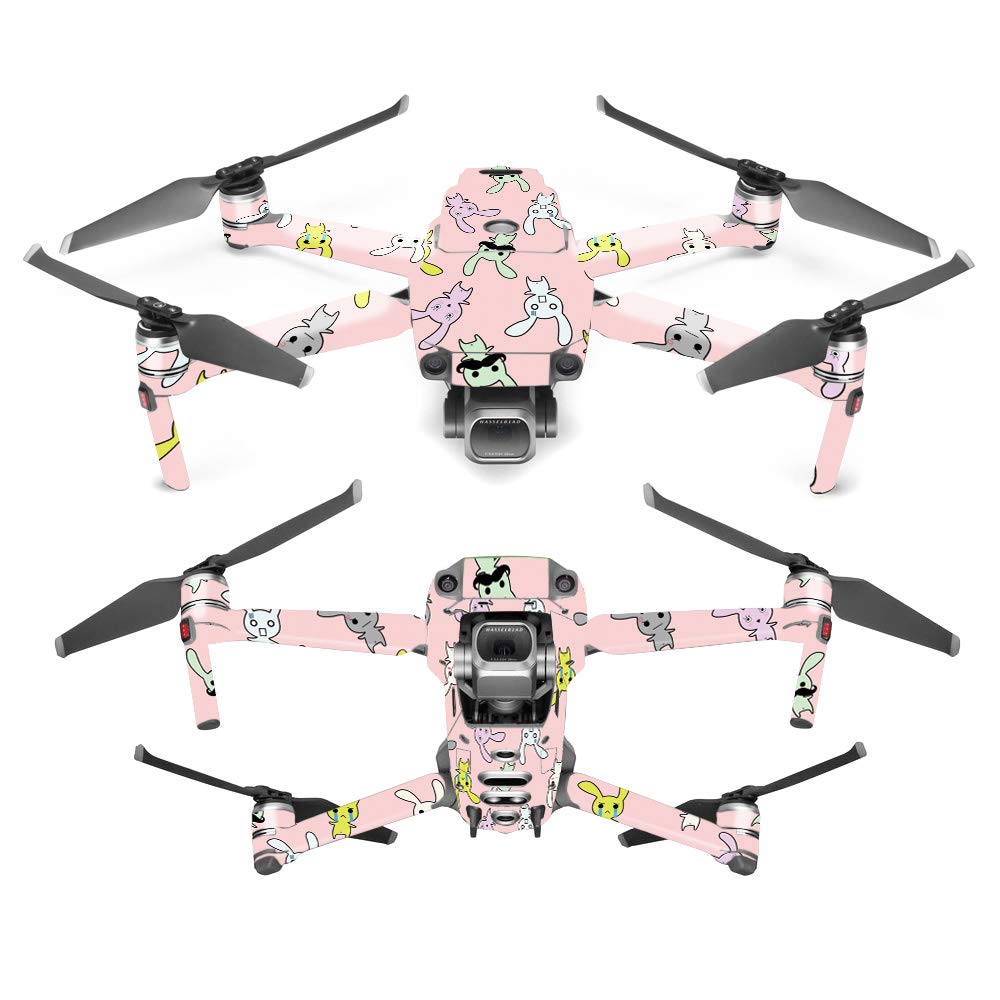 MightySkins Skin Compatible with DJI Mavic 2 Pro or Zoom - Bunny Bunches | Protective, Durable, and Unique Vinyl Decal wrap Cover | Easy to Apply