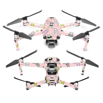 MightySkins Skin Compatible with DJI Mavic 2 Pro or Zoom - Bunny Bunches | Protective, Durable, and Unique Vinyl Decal wrap Cover | Easy to Apply