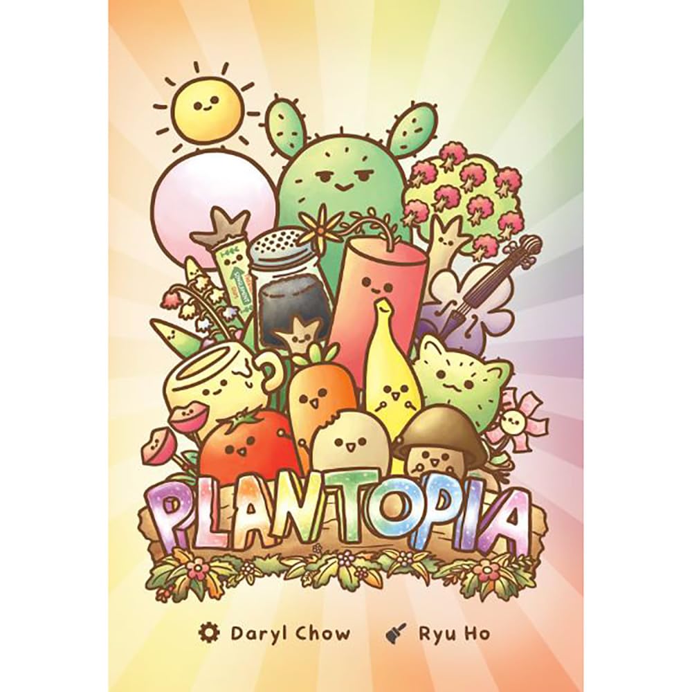 Barrel Aged Games: Plantopia - Plant-Themed Card Game, Grow The Best Garden, Adorable Illustrations & Hilarious Puns, Ages 10+, 2-5 Players, 30 Min