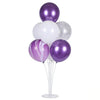 SZCQ 5 Sets Balloon Stand Holder Kit for Table Sticks With Suction Cups Balloon Centerpiece Stand Kits Tabletop Reusable Clear Balloon Stand